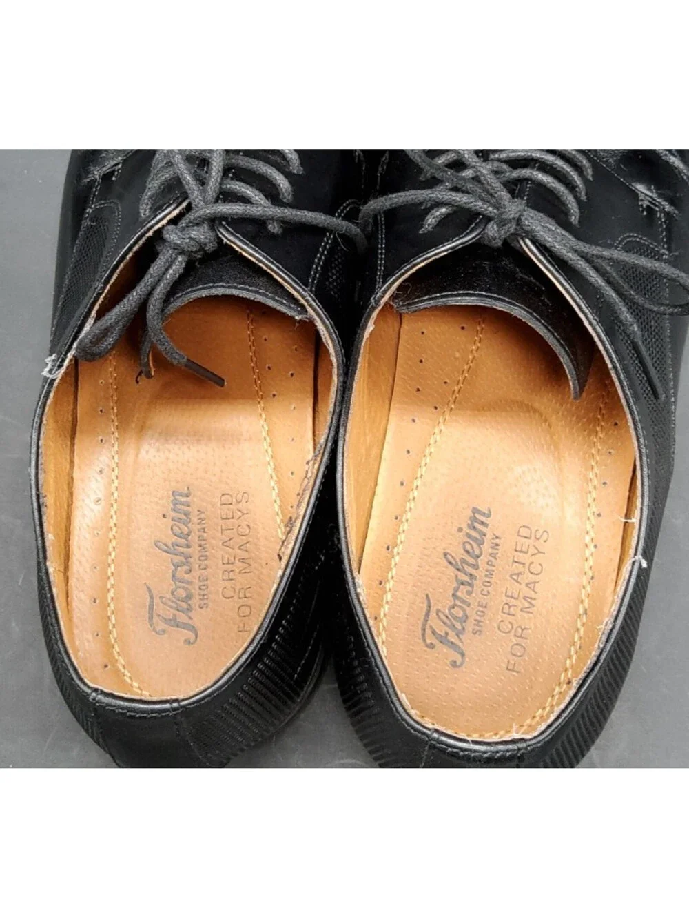 Florsheim Shoes Calipa Cap Toe Oxfords Men's Sz 11.5 Medium (D) Black